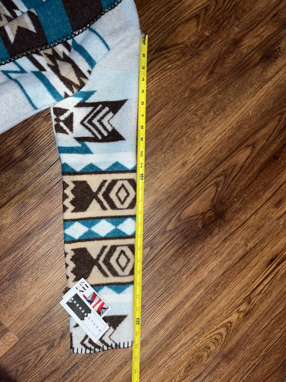 Aztec Pattern Open-Front Cardigan - Picture 5 of 11